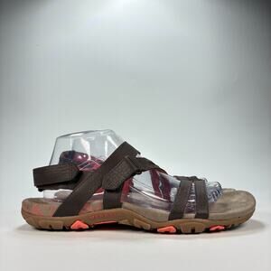 Merrell Sandspur Rose Convert Brown Orange Hiking Outdoor Sandals Womens Size 9
